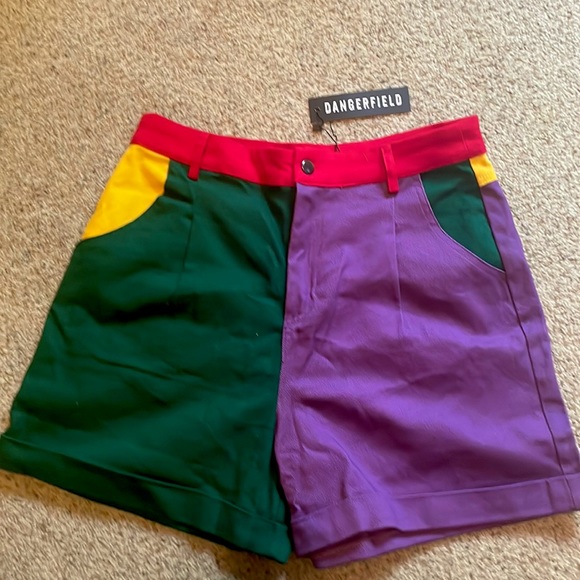 Dangerfield “In Living Cool” colour block shorts - Picture 3 of 6